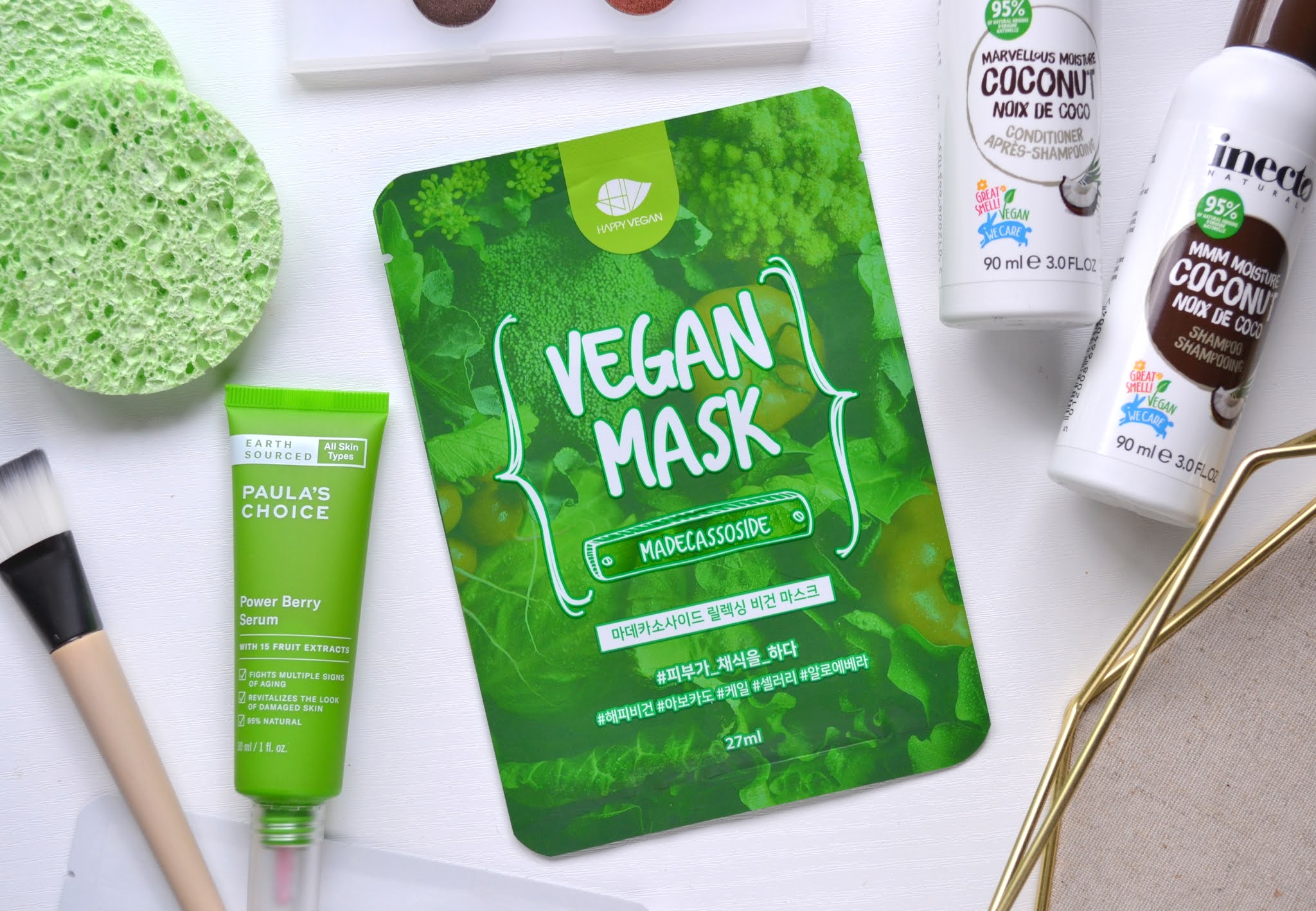 SHEET MASK | Happy Vegan Madecassoside Relaxing Vegan Mask | Cosmetic Proof | Vancouver beauty, nail art and lifestyle blog