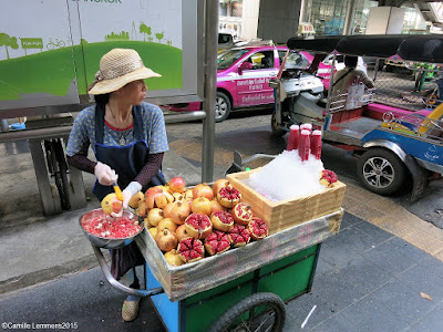 Food on wheels, refreshing fruit in Bangkok