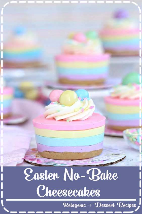 Easter NoBake Cheesecakes Food Recipes and Tasty