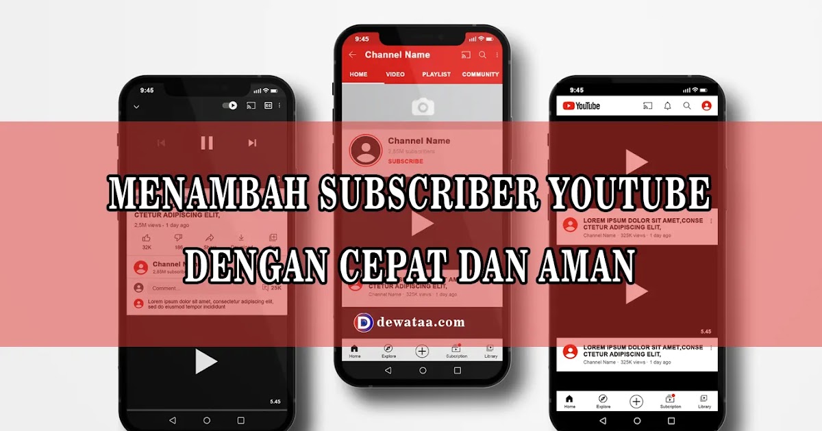 7 Aplikasi Menambah Subscriber Youtube 2021 Cepat Dewataa Com