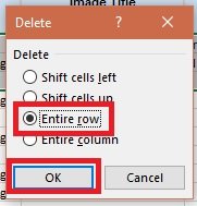Eliminar varias filas en Microsoft Excel