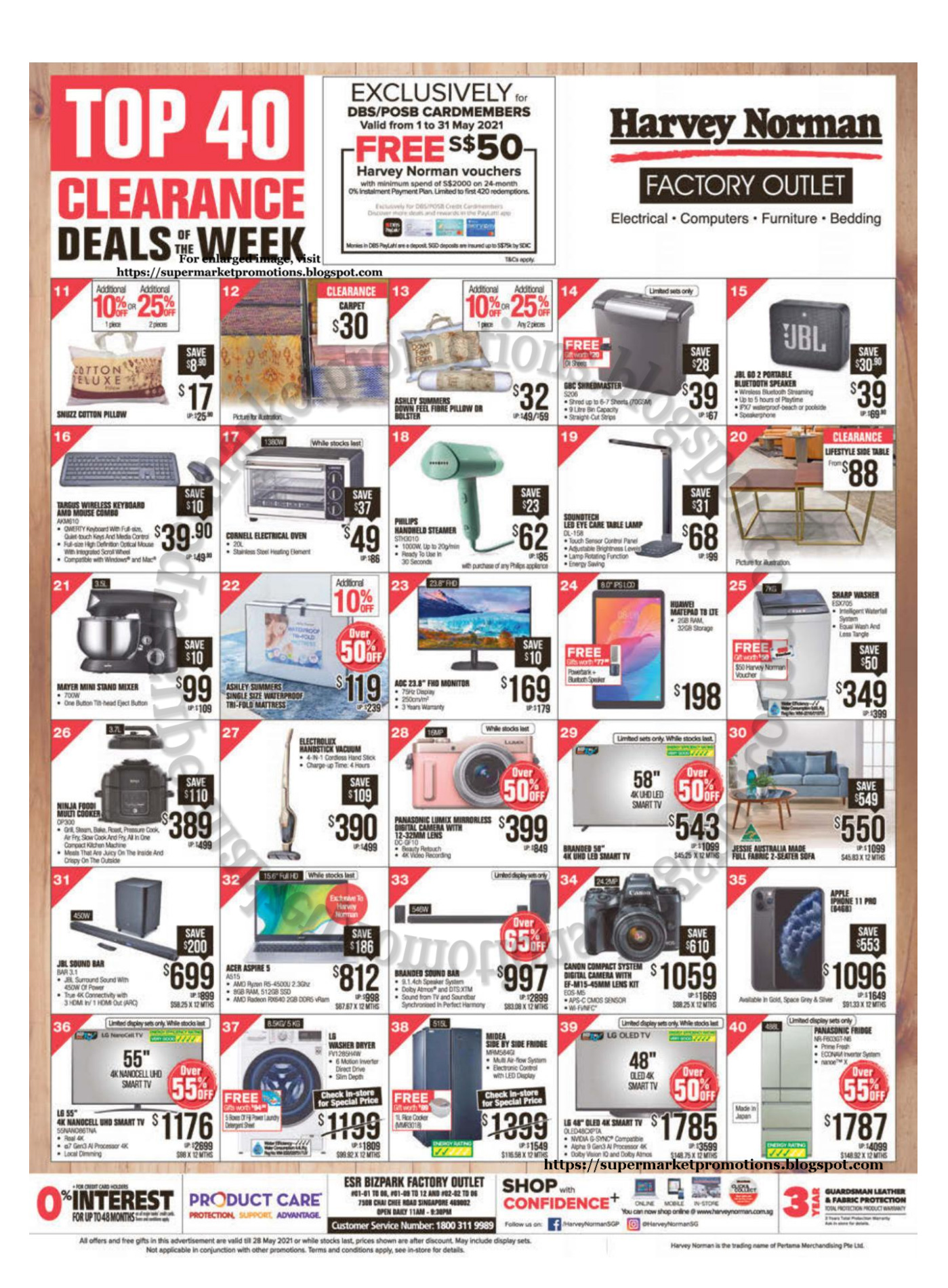 Harvey Norman Clearance Deals 20 28 May 2021 Supermarket Promotions