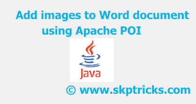 Add images to Word document using Apache POI