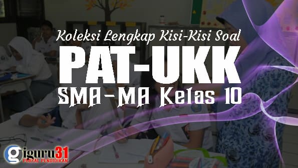 Download Kisi Kisi Pat Matematika Wajib Kelas 10 Tahun 2021