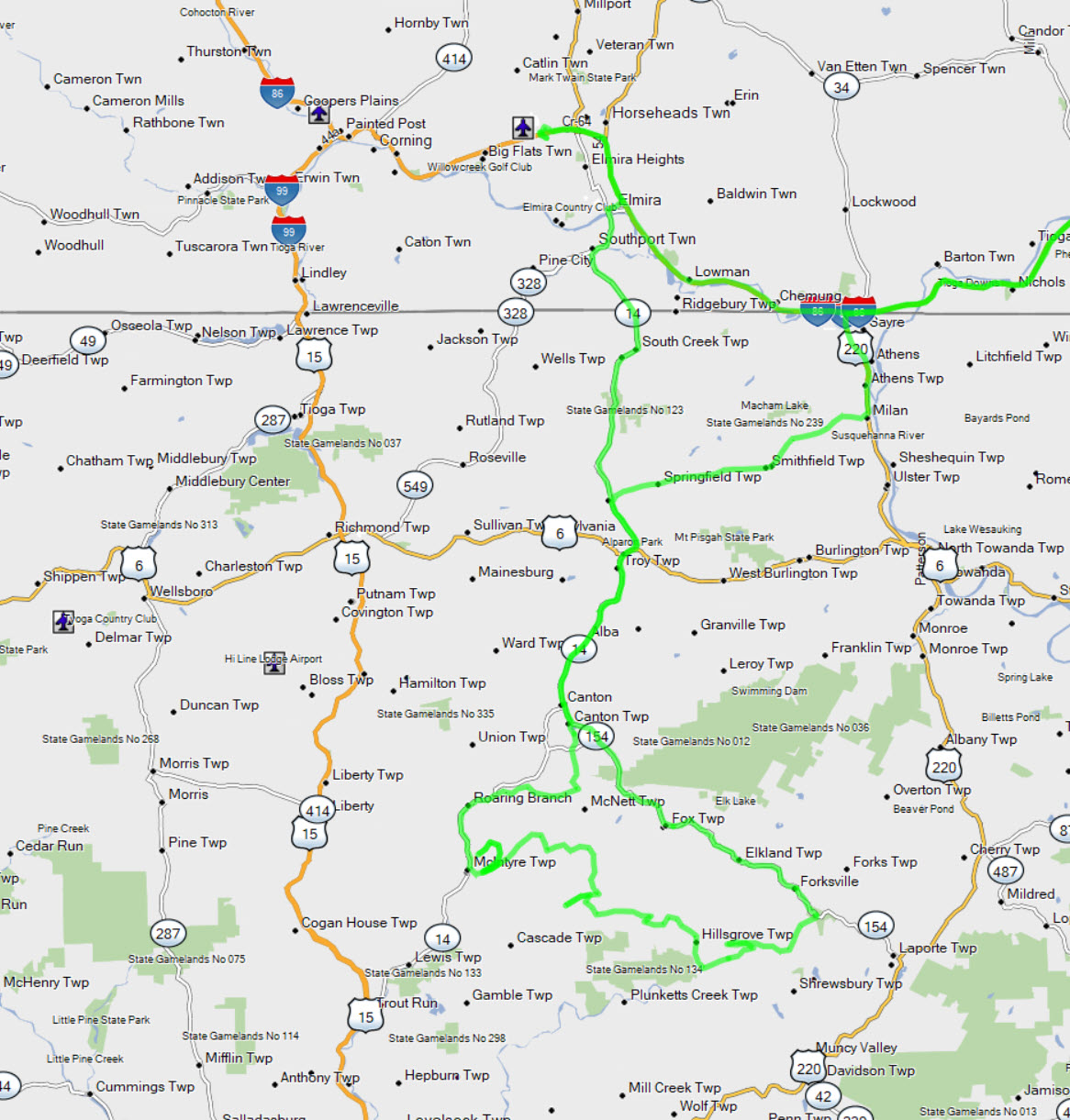 Xray Reflections 2021 Canton, PA Lions Club "Tour Armenia Mountain" Ride