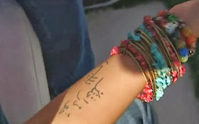 Tatuajes Para Mujeres Tatuaje De Malu Letras Arabes En El