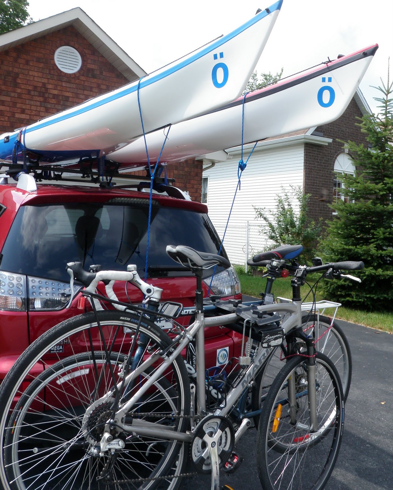 Kayak buid diy Tell a How to tie down kayaks