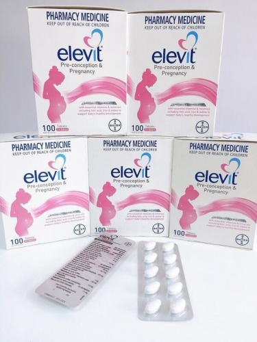 ELEVIT BẦU ÚC – BỒI BỔ CHO MẸ CHẮC KHỎE CHO BÉ – MẪU MỚI NHẤT 100 viên