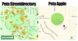 Peta Streetdirectory Mega Kuningan