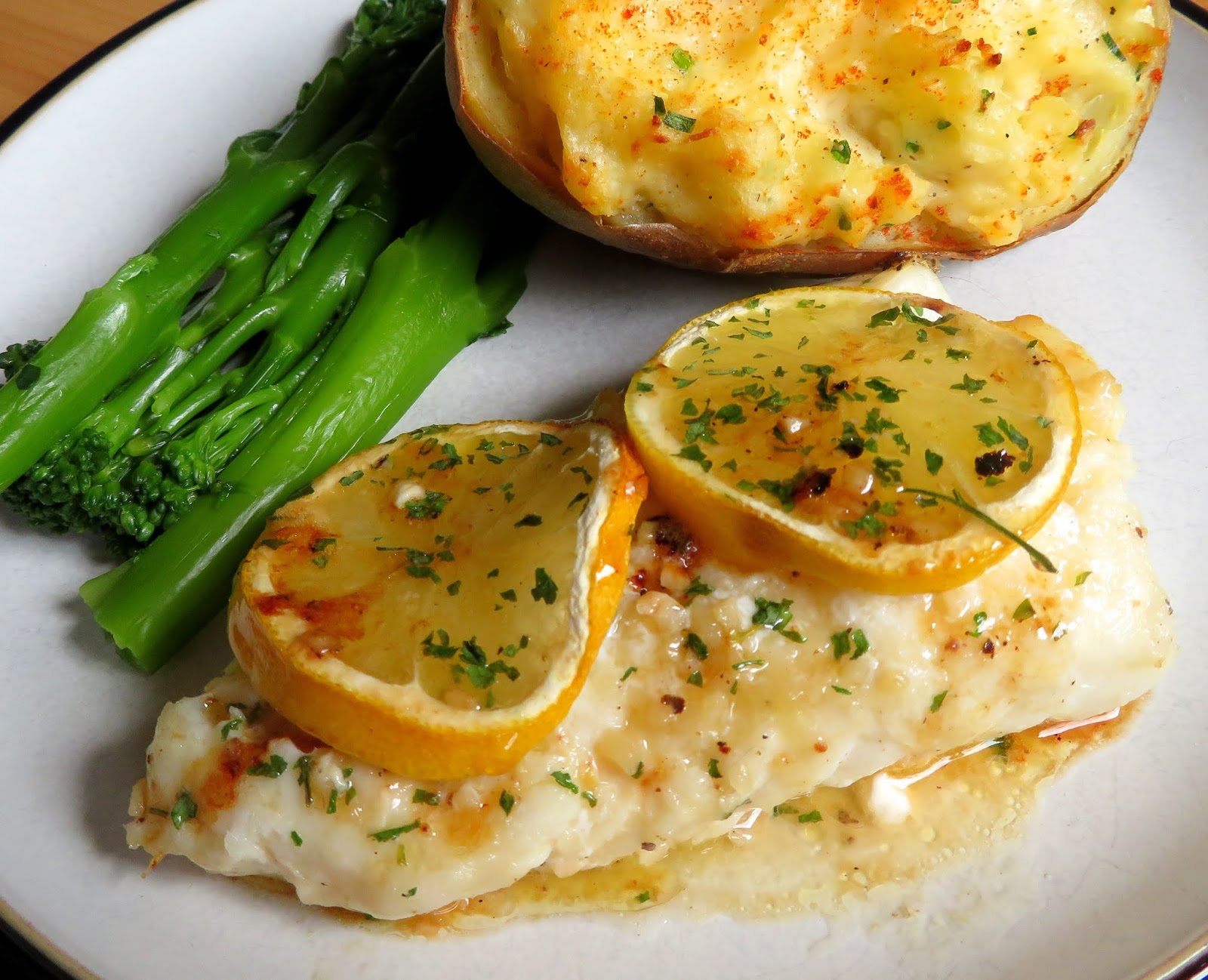 Lemon & Garlic Butter Baked Cod The English Kitchen