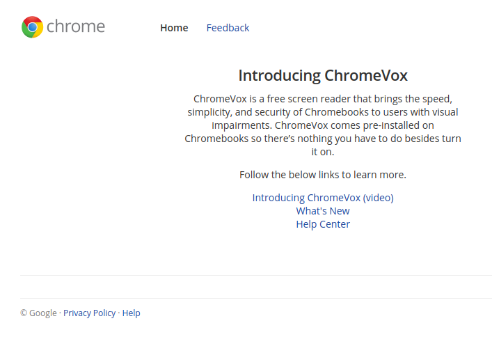chromevox plugin chromevox plugin