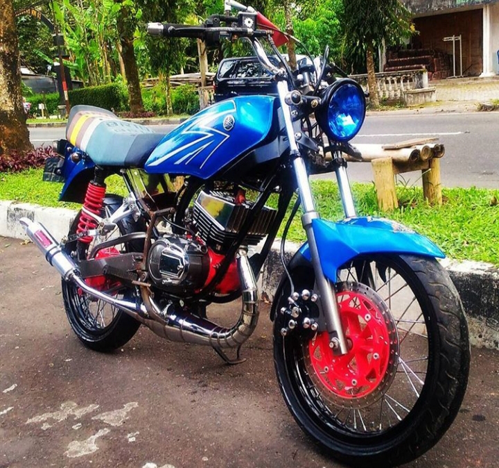 Modifikasi Rx King Warna Biru Polos, Metalik, Tosca, Muda, Langit, Laut