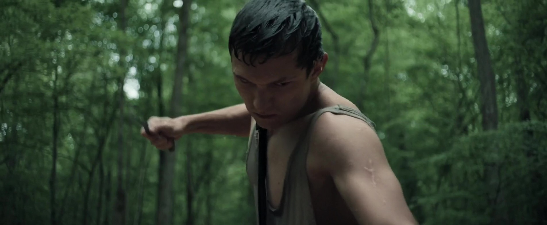 Tom Holland nude in Chaos Walking.