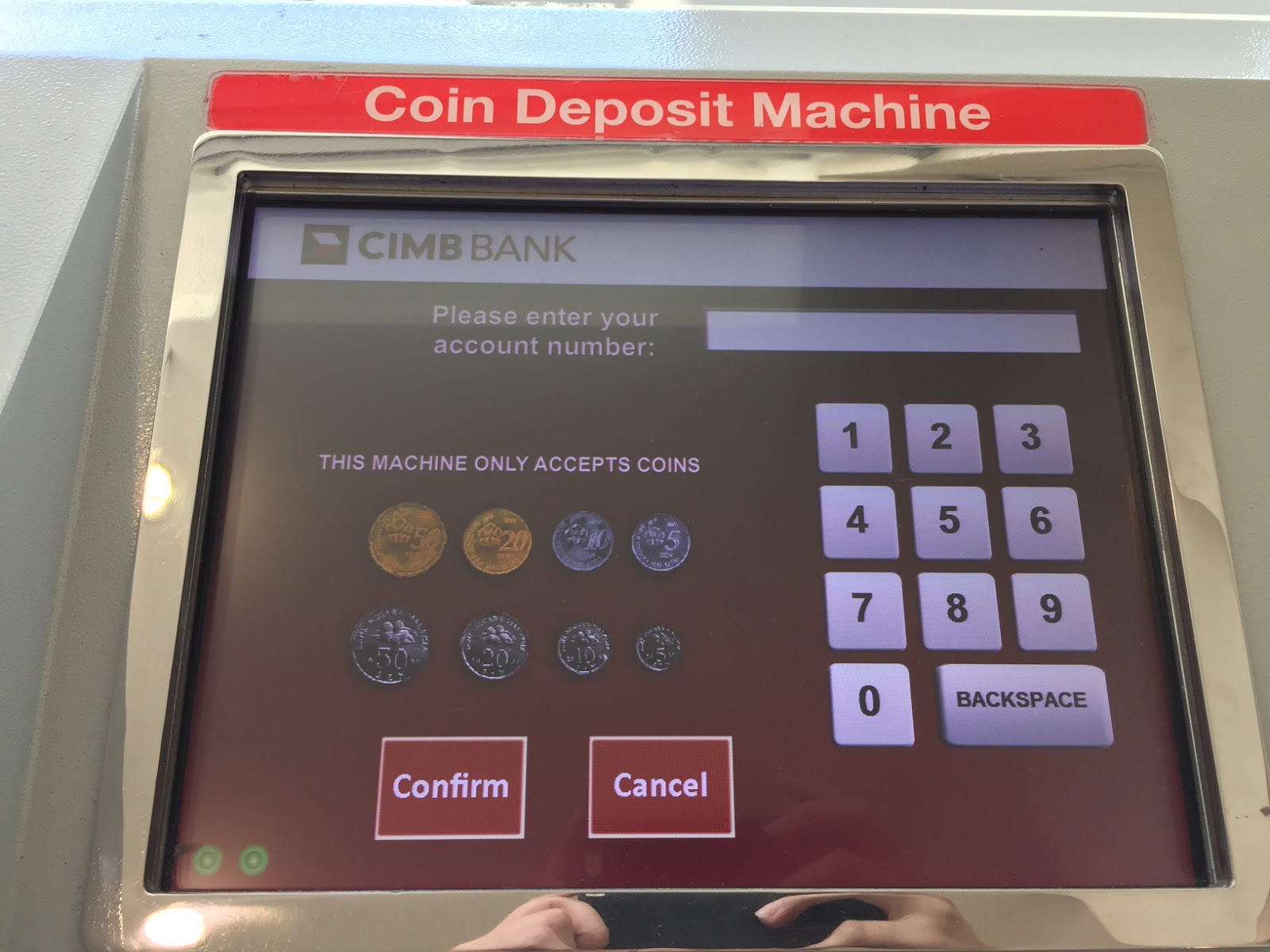 Coin deposit machine near me