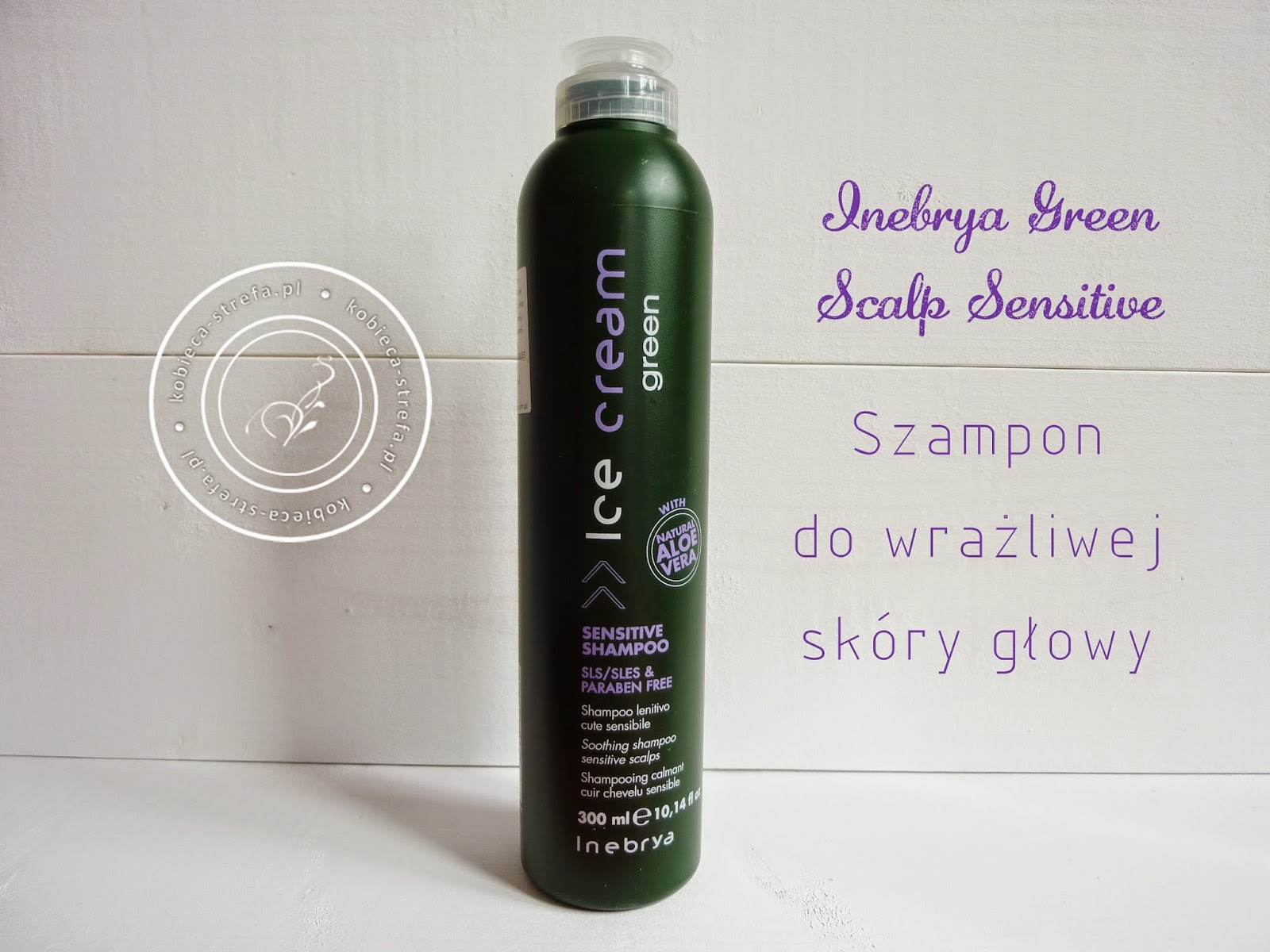 Profesjonalny szampon do wrażliwej skóry głowy - Inebrya Green Scalp Sensitive