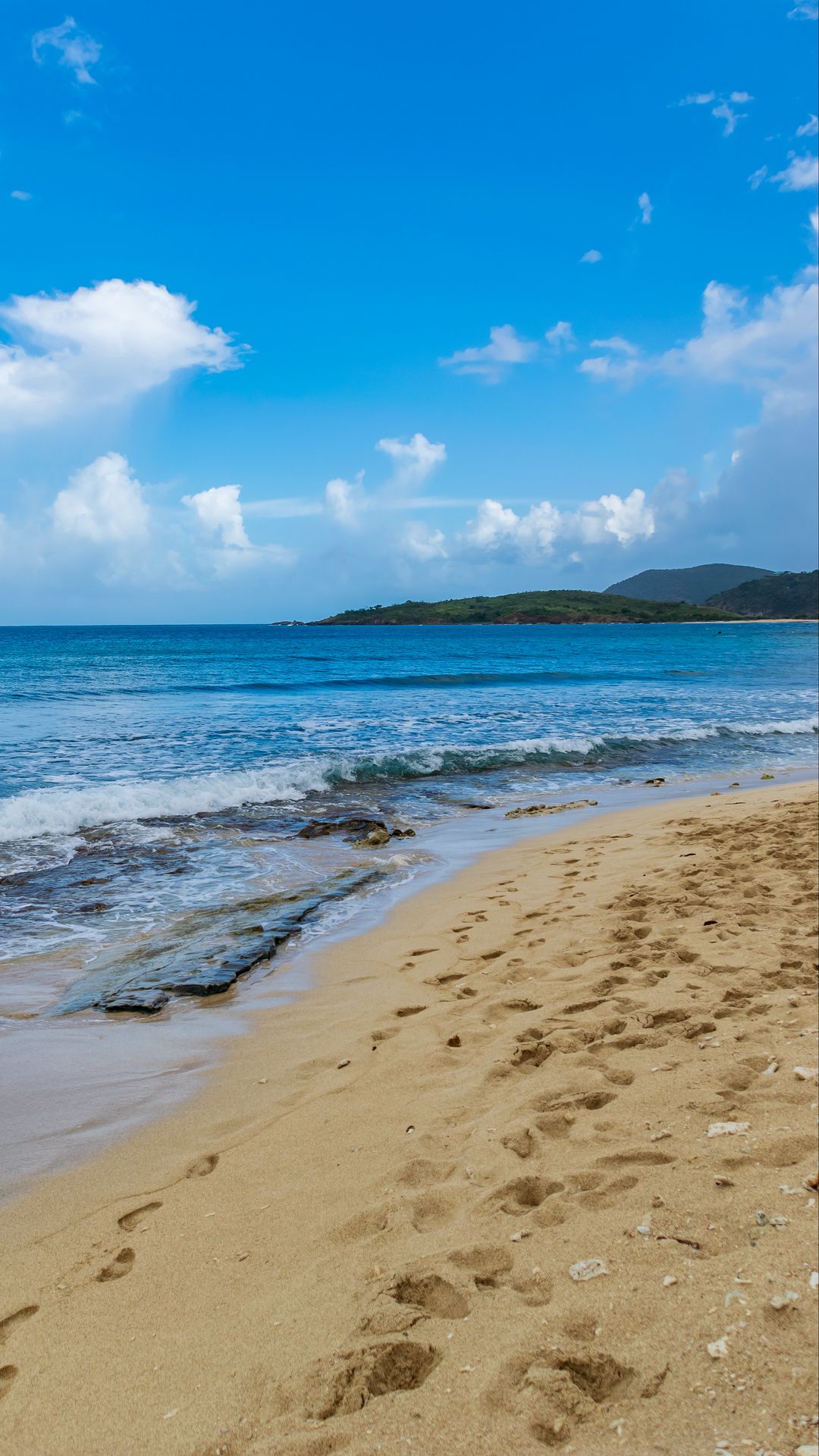 Blue Sky, Summer, Beach, Sand, Sea