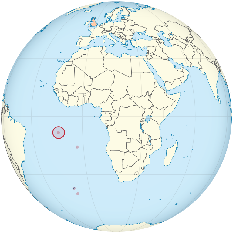 Location of Ascension Island