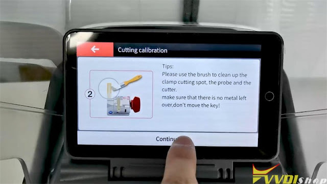 Xhorse Dolphin XP005L M5 Clamp Cutting Calibration 9