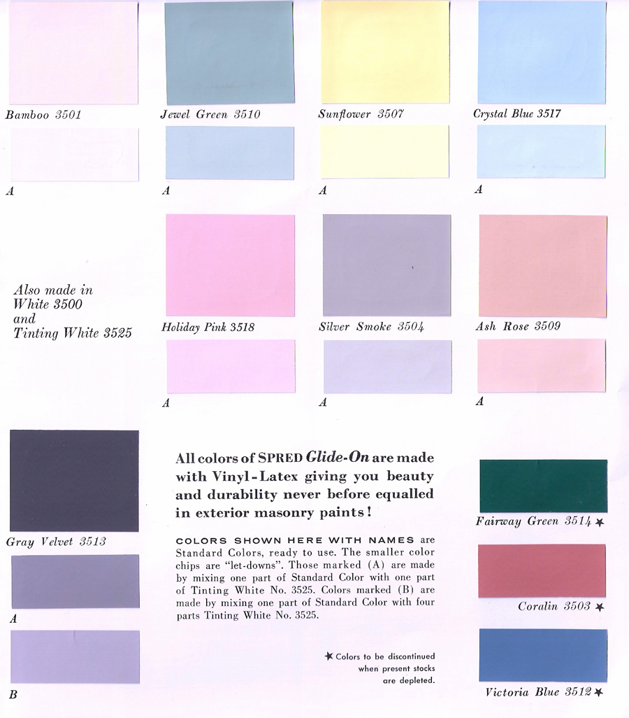 The Sunshine Grove 1950s Glidden Exterior Paint