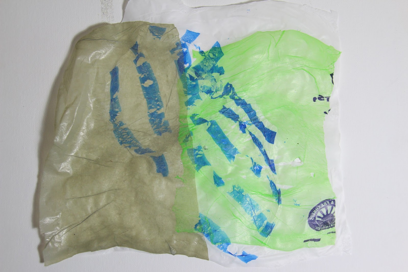Making Art with Melted Plastic Bags