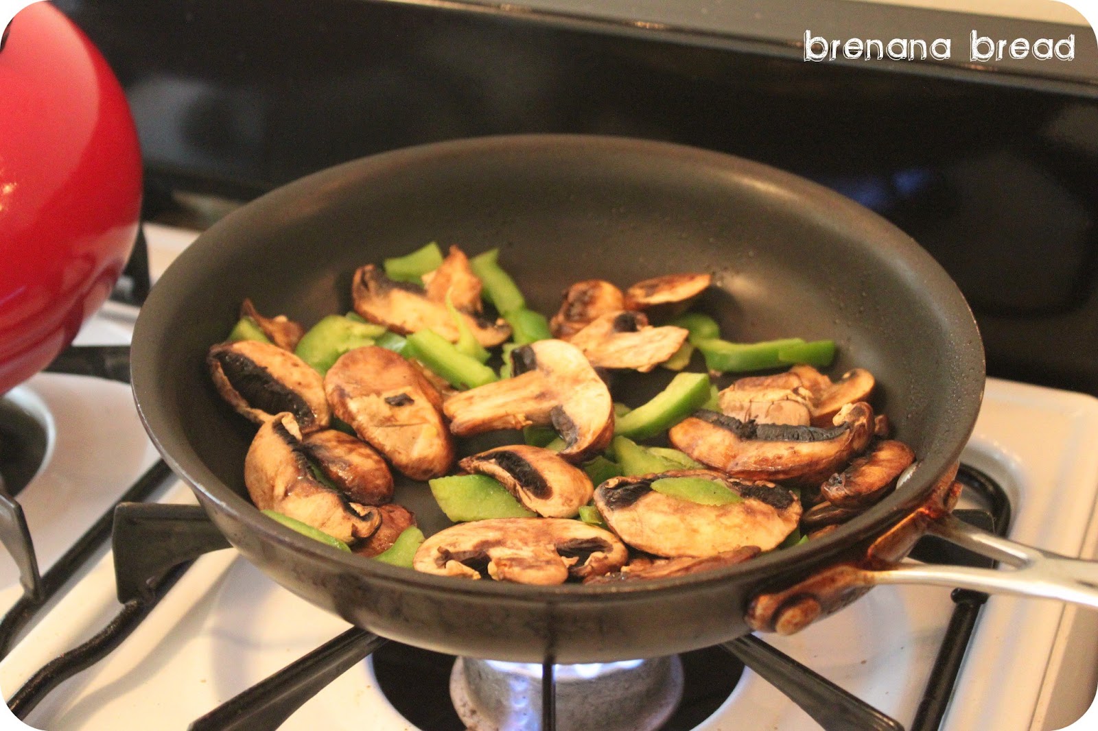 Brenana Bread: Mushroom Scrambled Eggs