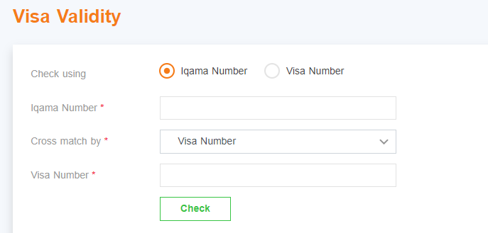 Visa validity check online