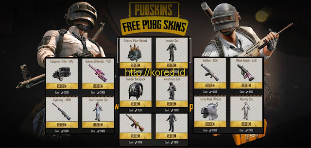 Benarkan Situs Pubskins.Com Memberikan UC dan Skin Gratis