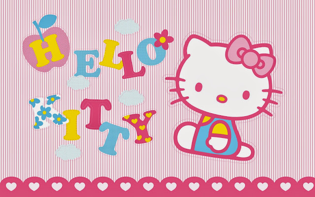 20909-Pink Background Hello Kitty HD Wallpaperz