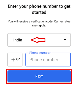 Signal App - Enter Your Number