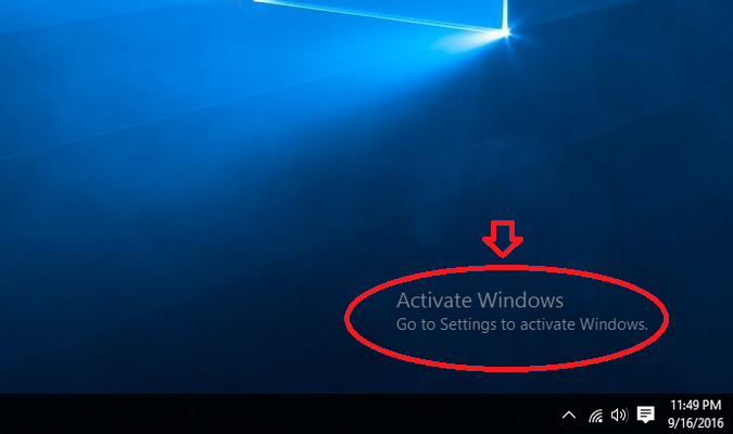 can you get rid of the activate windows watermark