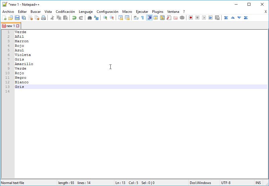 Notepad++ Como ordenar una lista Aplicaciones de Libre Uso