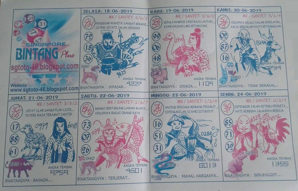 Singapore 23 Juni 2019 Bandar Togel Casino