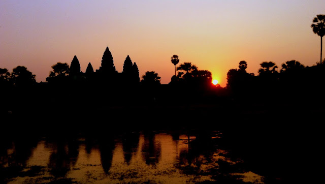 Sunrise at Angkor Wat Temple, Siem Reap, Cambodia