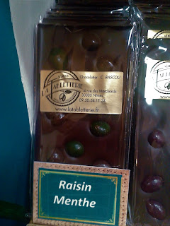 Tablette raisin menthe