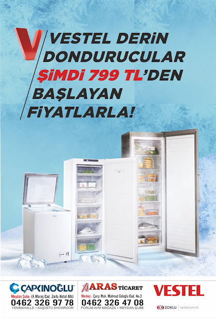 Vestel dondurucu, buzdolabı el ilanı broşür örnekleri