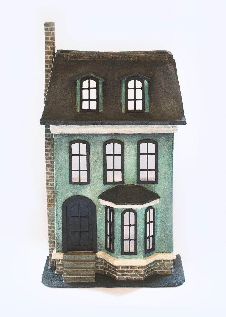 como hacer casa para muñecas con carton