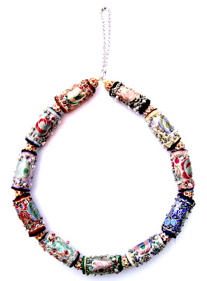 Carmi's Art: Vintage Ribbon Beads