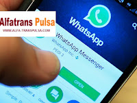 Cara Transaksi Alfatrans Pulsa Via WhatsApp