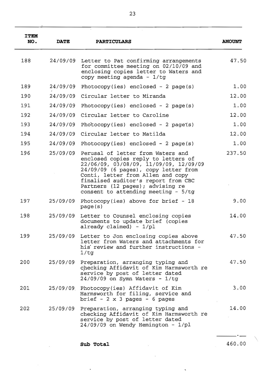 Filed Application for Assessment of Solicitor/Client Costs Filed Application for Assessment of Solicitor/Client Costs