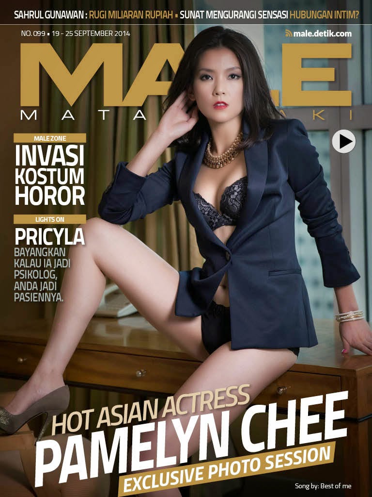 Pamelyn Chee On Male Magazine September 2014