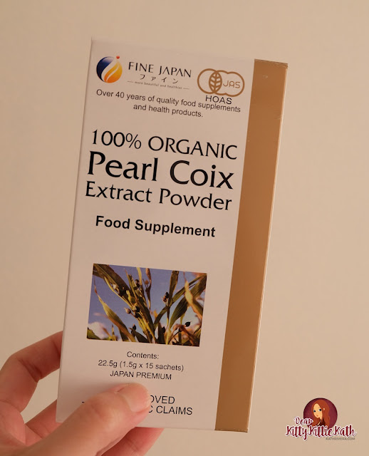 Product Review Fine Pearl Coix Extract Dear Kitty Kittie Kath Top Lifestyle, Beauty, Mommy
