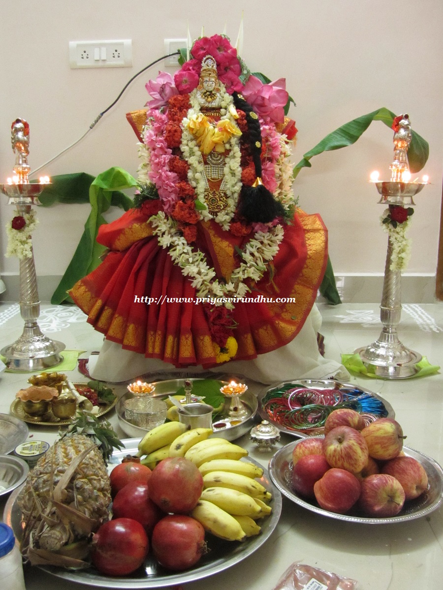 Priya's Virundhu: Varalakshmi Vratham /Varalakshmi Nombu–Pooja ...