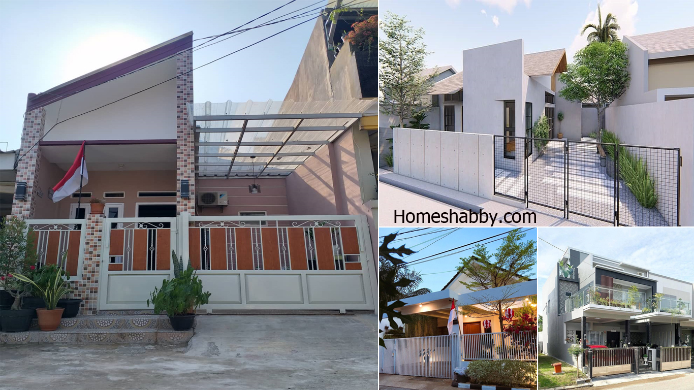 pagar rumah minimalis semi permanen - Victor Mills