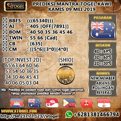 MANTRA TOGEL KAWI PREDIKSI TOGEL SYDNEY KAMIS 9 MEI 2019