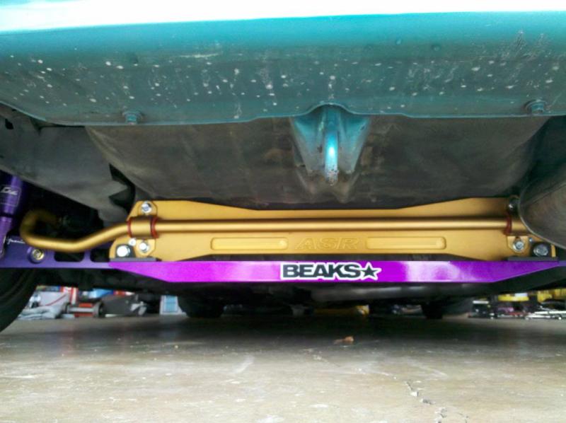 HYBRID POWER Beaks rear lower tie bar civic EF EG EK rm160