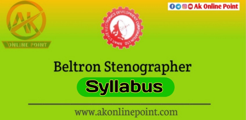 beltron Stenographer Syllabus beltron Stenographer Syllabus