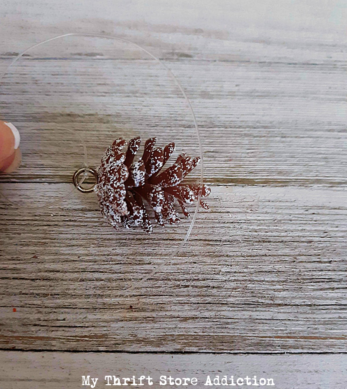 15 minute mini pinecone garland