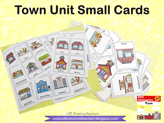 Town Unit Small cards.