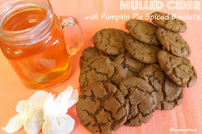 Mulled Cider with Pumpkin Pie Spiced Biscuits (vegan)