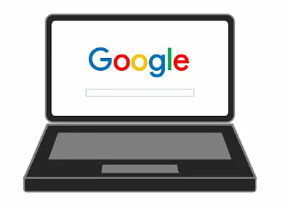 laptop show google search page